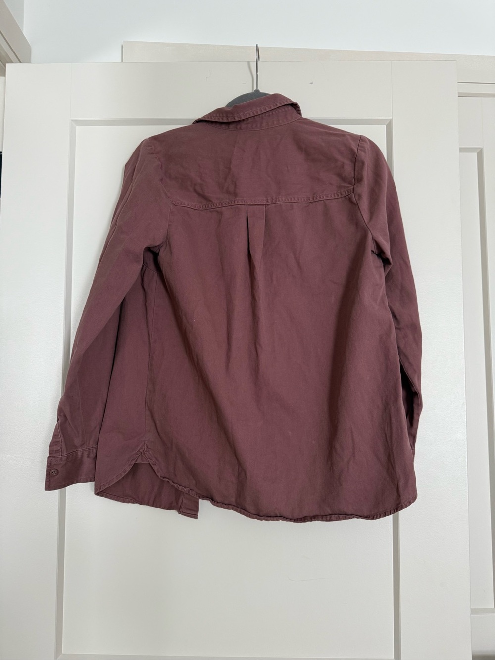 Old Navy Utility Pocket tunic camp shirt in dusty mauve  size xs - Picture 3 of 4